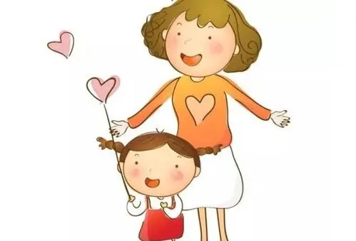 妈妈和女儿小时候照片说说文案