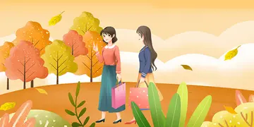 唯美秋游短句发朋友圈