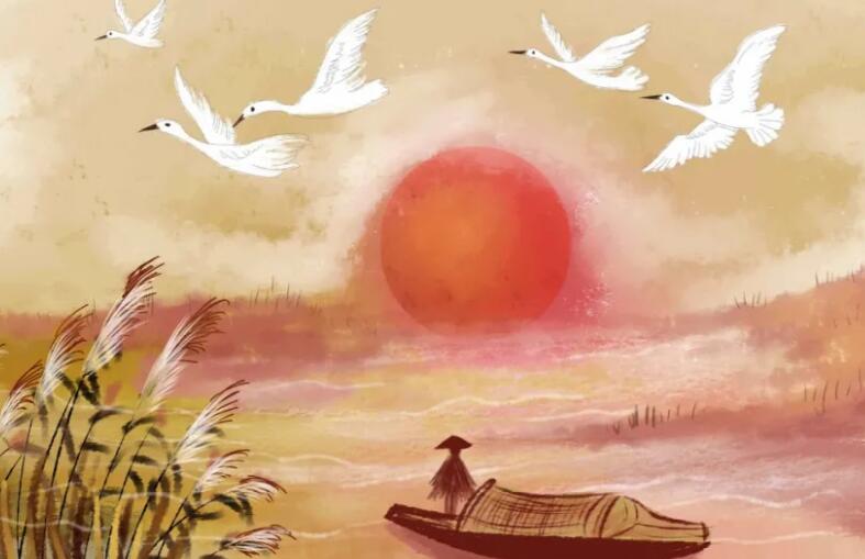 关于秋分的简单的古诗