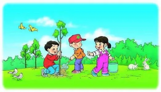 夸奖小朋友种树的句子文案