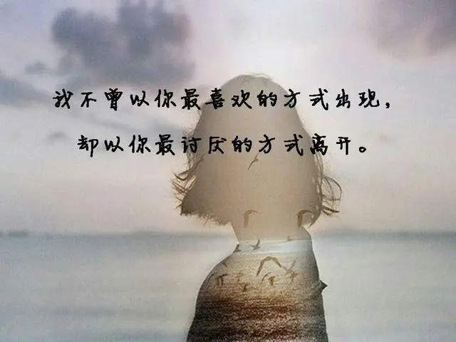 厌恶爱情的句子文案