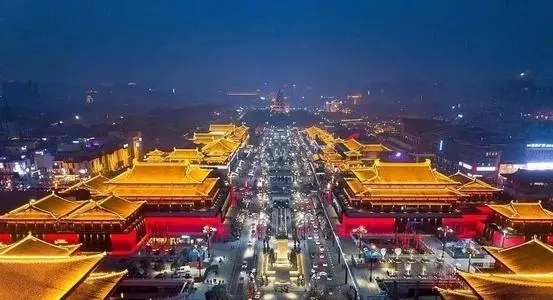 描写长安夜景繁华的诗句文案