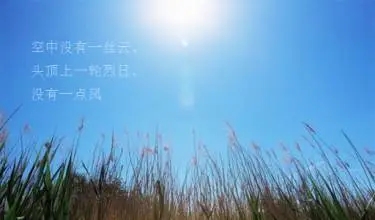 天气热了关心别人短句