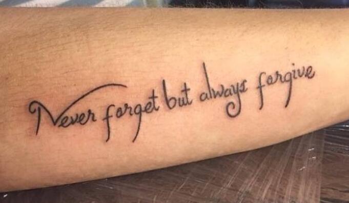 有意义的中文纹身短句