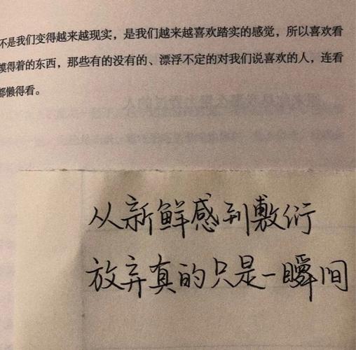 决定放弃一个人的短句