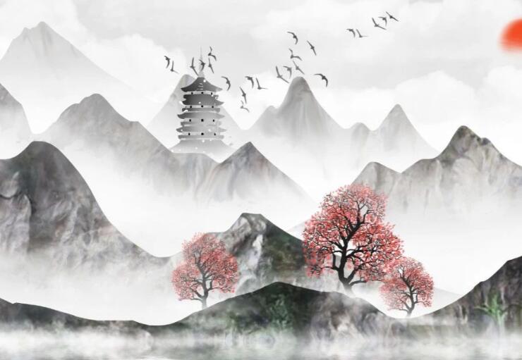 赞美云雾缭绕仙境的诗