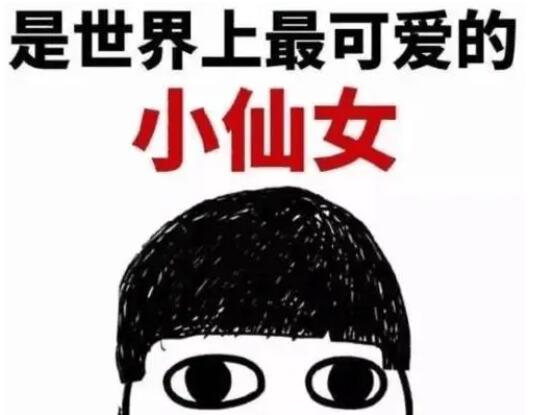 夸女生是小仙女的话