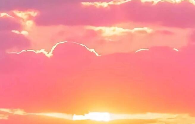 拍夕阳发朋友圈说什么