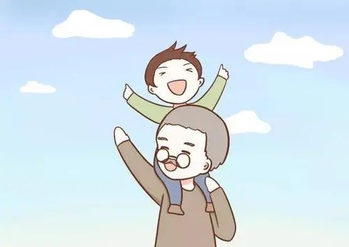 爷孙的陪伴说说文案