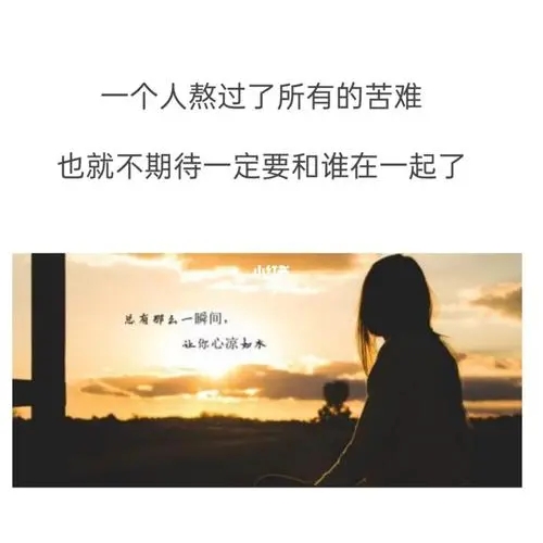 情感语录文案扎心短句大全委屈