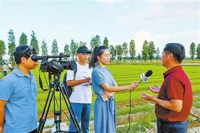 记者采访语录文案