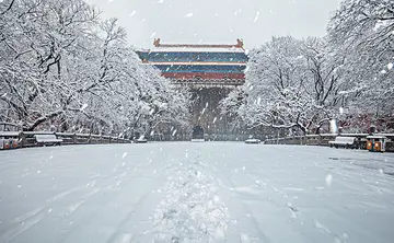 描写雪景的词语和句子文案短