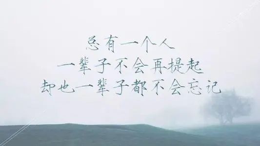 一辈子不换的个性签名