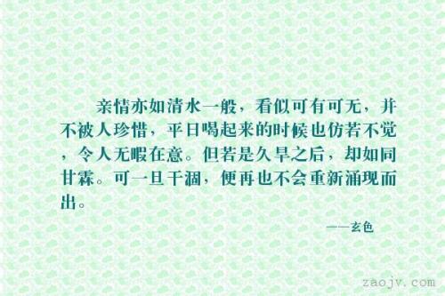 连亲情都是假的句子文案