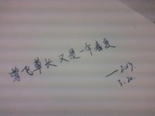 你在哪里写一句话