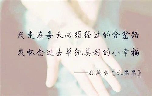 适合发快手的句子文案伤感