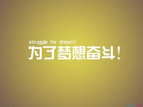 关于追求完美的英文文案名言