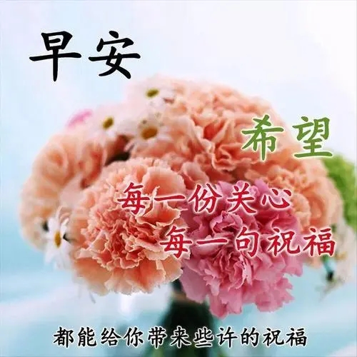五月份清晨祝福语