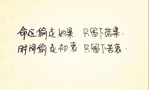 关于命运的经典句子文案