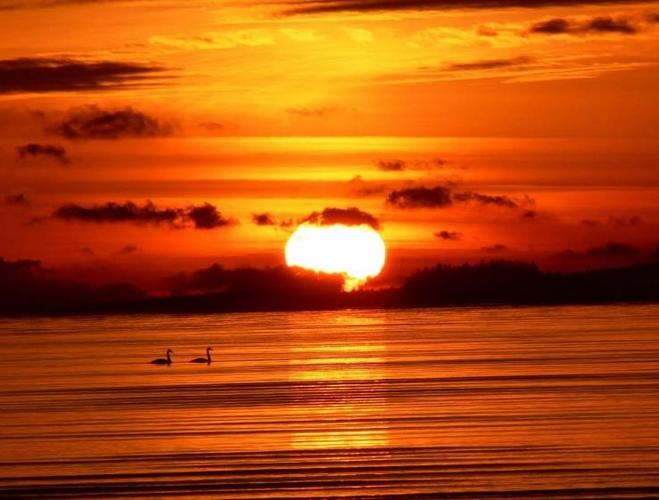 看日落的唯美句子文案