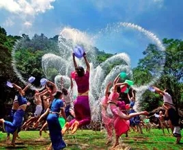 傣族泼水节祝福语