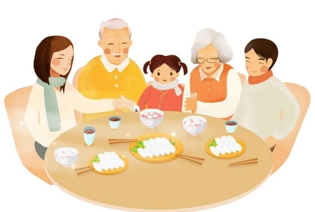 形容家人团聚幸福的句子文案