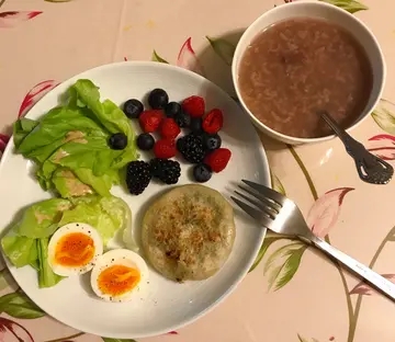 给宝宝做饭发的朋友圈