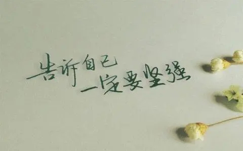 坚强励志的句子文案