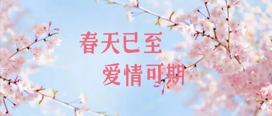 把恋爱比作春天的句子文案