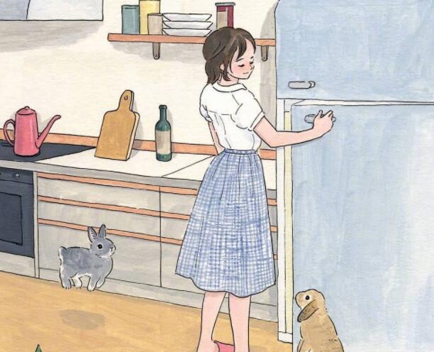 女孩子认真生活的文案