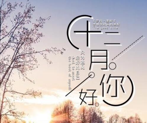 十二月你好的唯美句子文案
