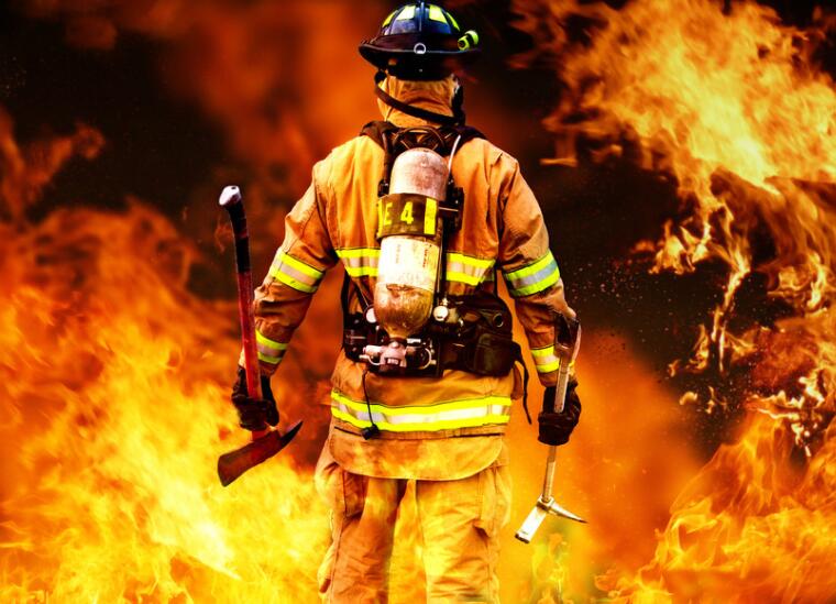 对消防员的简短祝福语