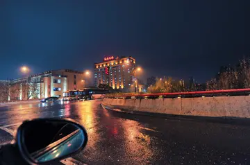 开车夜景的句子文案