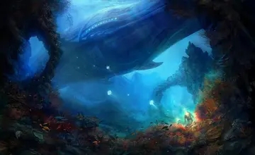 根据海底世界的开头写一段话