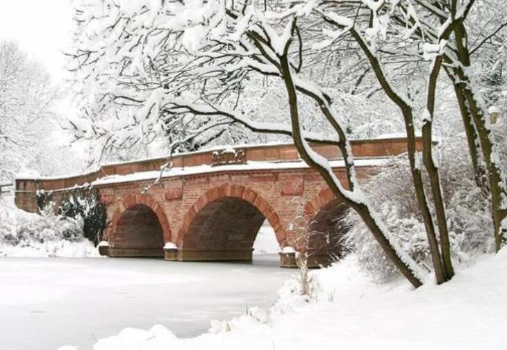 清晨下雪的短语