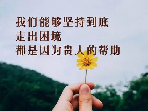 感谢我的贵人短语