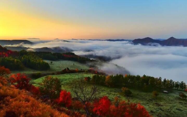 站在山顶看风景的句子文案