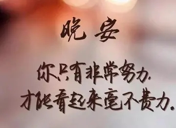 每日一句晚安语录文案