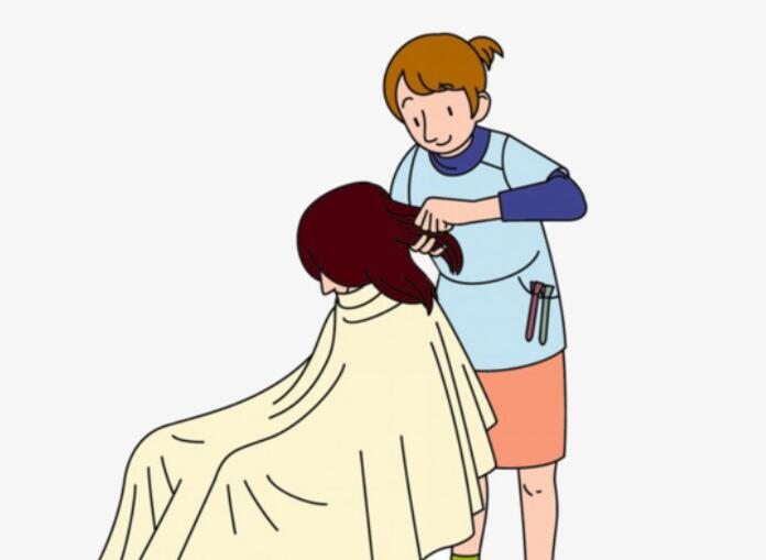 女生剪头发的文案