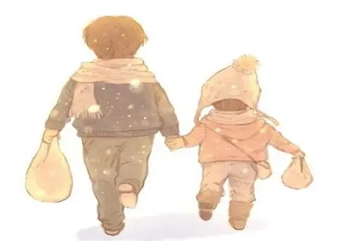 关于姐弟关系好的短句