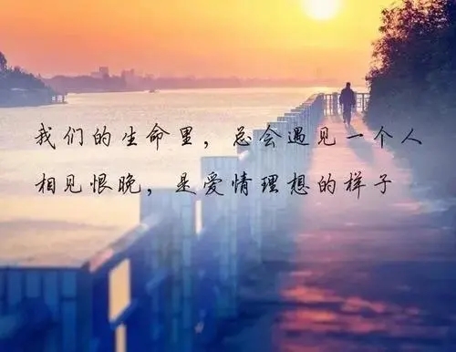 一句温暖的话发朋友圈