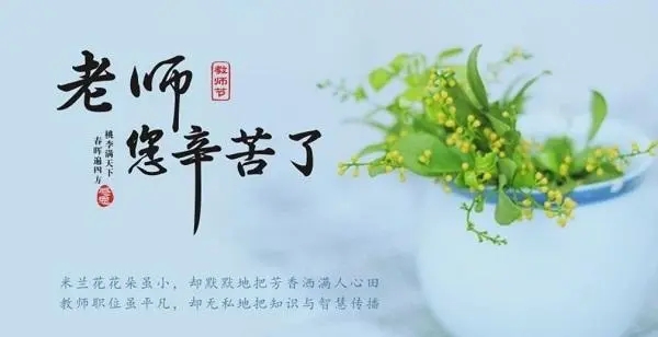 老师的祝福语