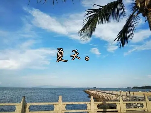 夏天写一句话简短