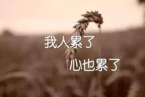 形容压力大心累的句子文案