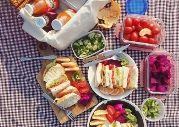 描写野餐的心情短语