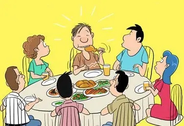 吃饭的幽默语句文案