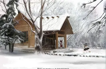 描写冬天下雪的景色的句子文案