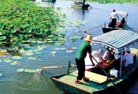 描写在水上划船的诗词