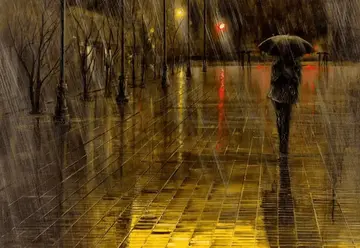 下班路上被淋雨的说说文案