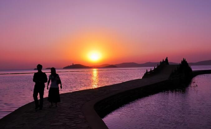 描写夕阳黄昏的优美段落